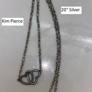 James Avery Hearts Together 18"- 20" Necklace